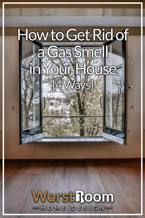 how do you get rid of gas smell in house